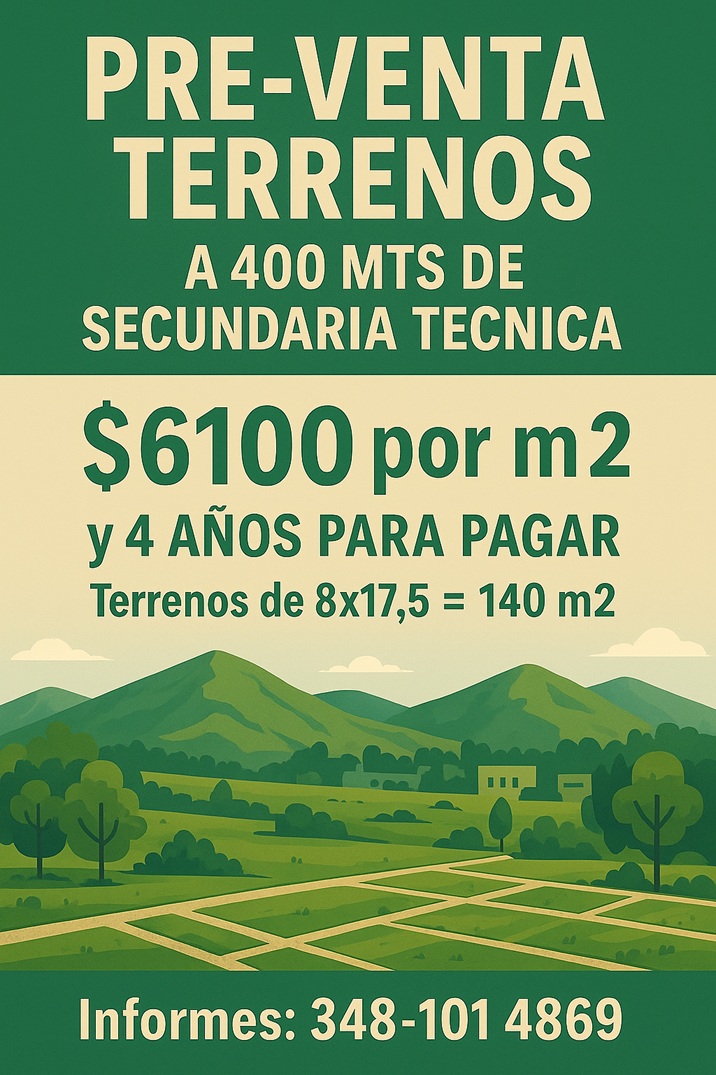 Terrenos disponibles en Arandas